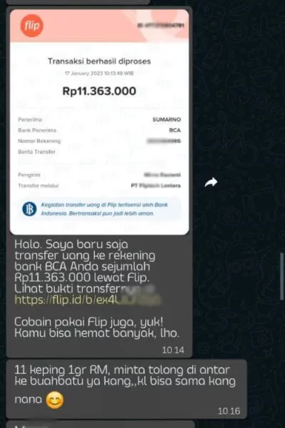 Testimoni Konsumen - Jual Beli Emas Bandung